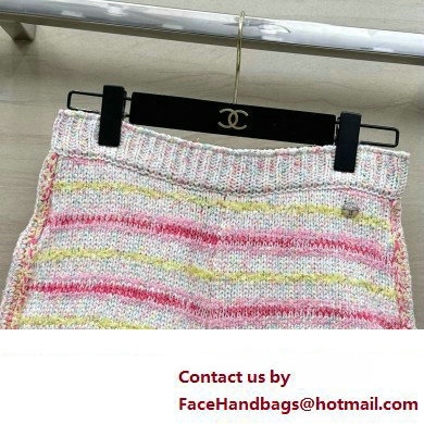 chanel Cotton & Mixed Fibers Pink & Multicolor SHORTS P76604 2024